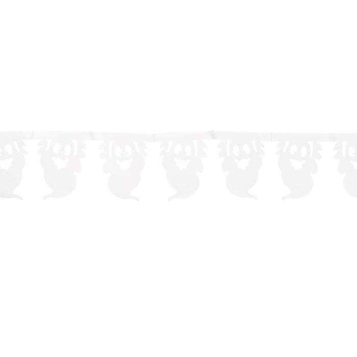 Witte spookpapier slinger - 6 m