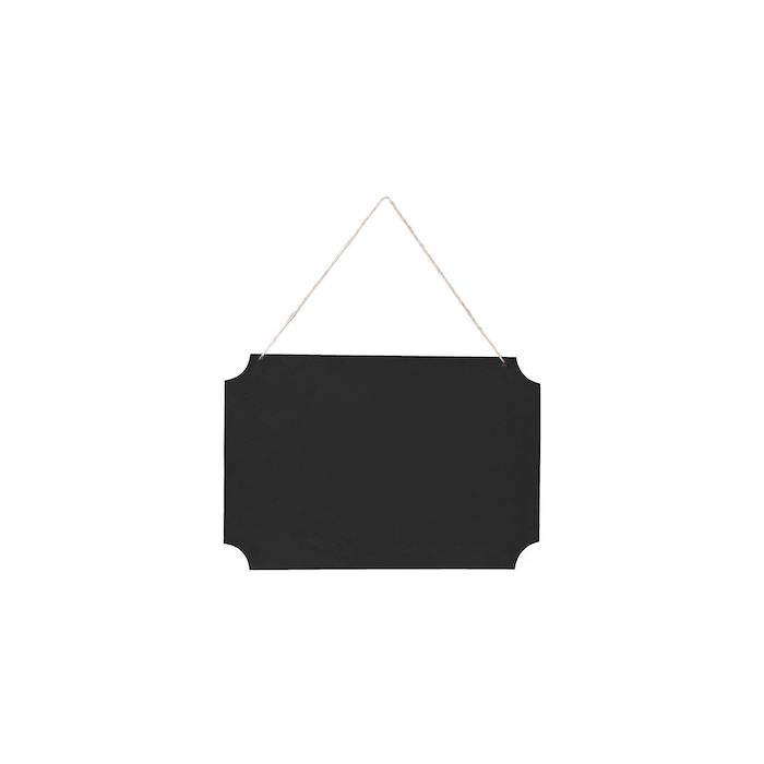 Hangend zwart bord - 45 x 30 cm