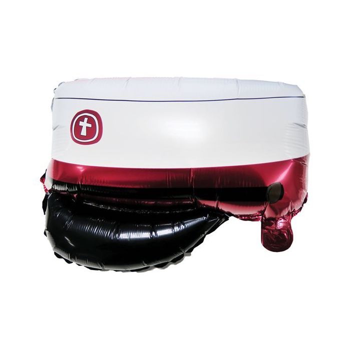 Studentenmuts Folieballon Rood - 39 x 53 cm 