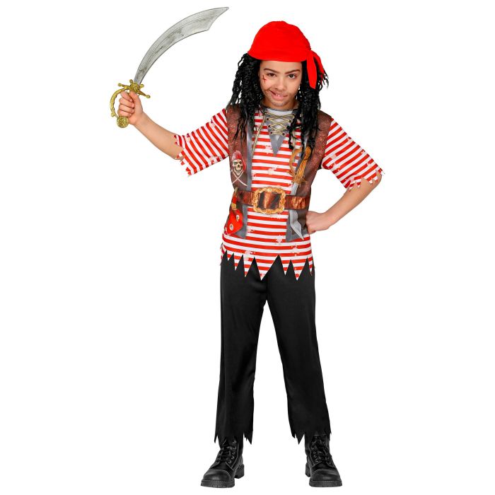 PIRAAT (shirt, broek, bandana) Multikleur