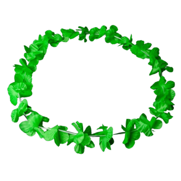 Hawaii kroon neon ketting groen uv