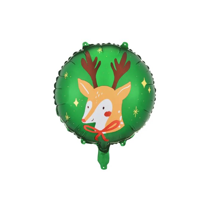 Kerst folieballon rendier - Ø45 cm