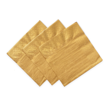 Gouden servetten 20x - 33x33cm