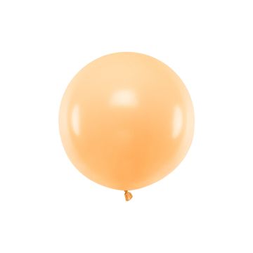 Grote Pastel Perzik Ballon - 1 Meter