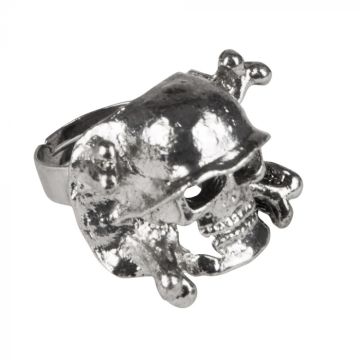 Schedel doodshoofd ring set 8x