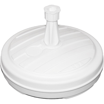 Witte parasolvoet voor stangen 18-32 mm - 13 L