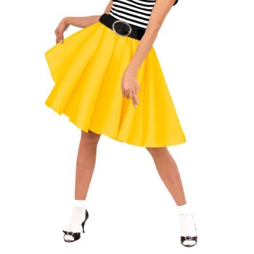Gele rock'n'roll rok - One size