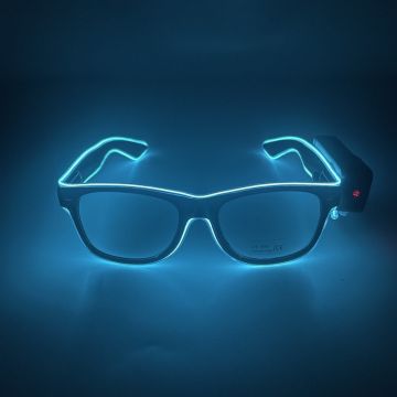LED-Festivalbrillen - Doorzichtig