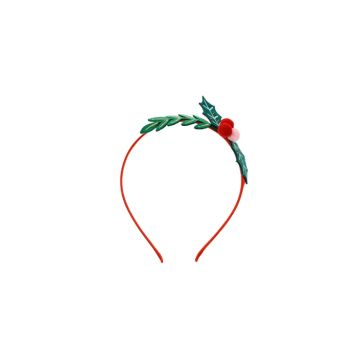 Haarband met mistletoe 14,5x17 cm