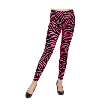 Neonroze jaren 80 leggings dames