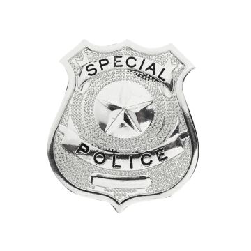 Politie schild metaal