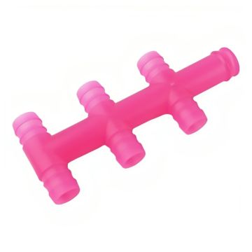 6-weg adapter voor biertap knockout in pink