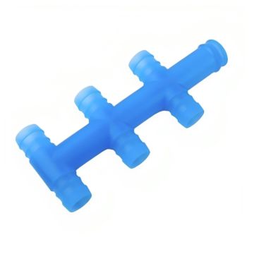 6-way adapter voor Ølbuizen knockout in Blauw