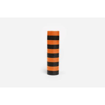 Oranje en zwarte Halloween serpentine 1x