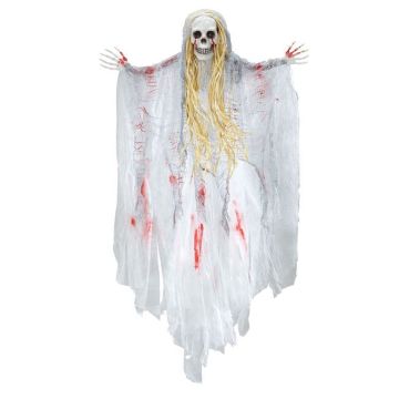 Bloedig skelet spook - 90 cm