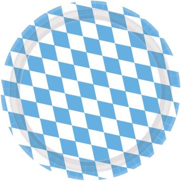Oktoberfest Papieren Borden 8x - 23 cm