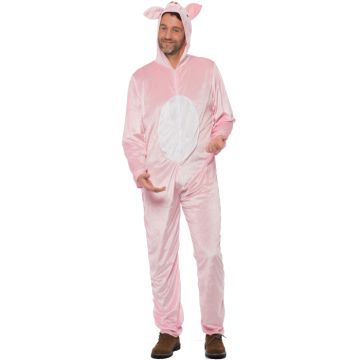 Varkens onesie kostuum