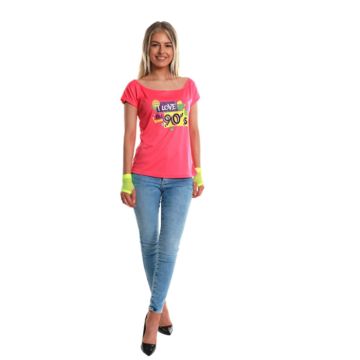 Roze I Love The 90's T-shirt