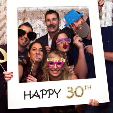Fotohokje 30e verjaardagsfeest