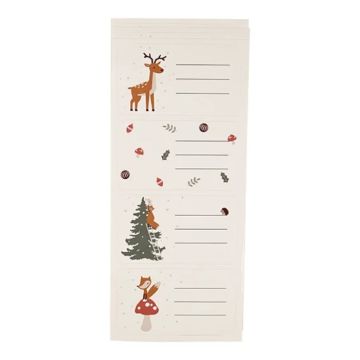 Cadeaulabel stickers met wintermotieven 12x Det Gamle Apotek