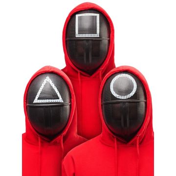 Squid Game® Guard maske sæt 3 pakke