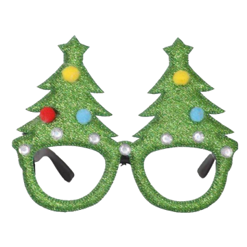 Kerstbril met Kerstboom
