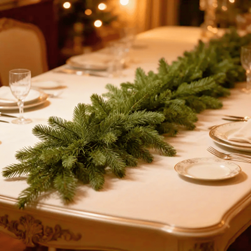 Kunstmatige dennenguirlande - 2,7 meter