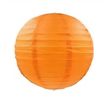 Oranje papieren lantaarn 40 cm