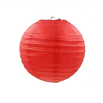 Rode papieren lantaarn 40 cm