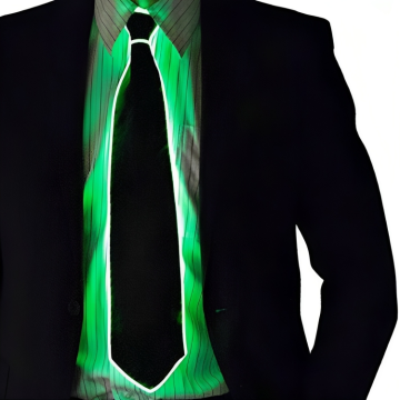 LED stropdas Groen
