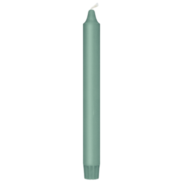 Stagelys antik grøn 8x - 24 cm