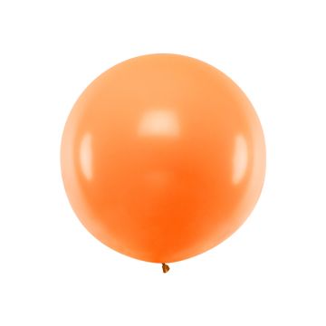 Grote oranje ballon - 1 meter