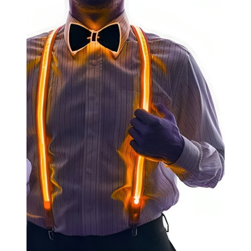 Oranje LED bretels neon
