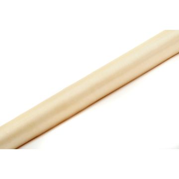 Organza Tafelrunner Crème - 9 Meter