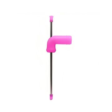 Flesje bierrör bierbong - Knockout Pink