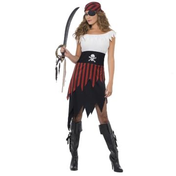 Klassiek piratenkostuum voor dames