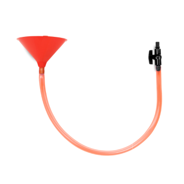 Trechter bierbong rood - 1 meter