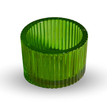 Waxinelichthouder groen 5 cm
