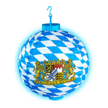 Oktoberfest lantaarn met LED - 30 cm