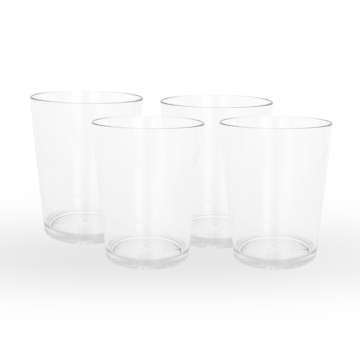 Plastic shotglazen helder herbruikbaar 3 cl 20x