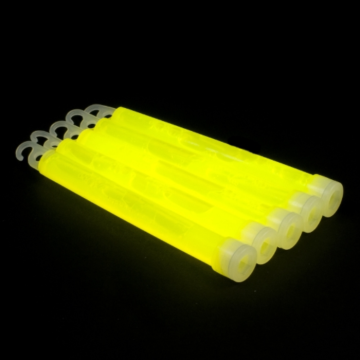 Jumbo kniklicht geel 10x 1,2x25 cm