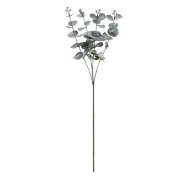 Kunstige eucalyptus tak - 60 cm