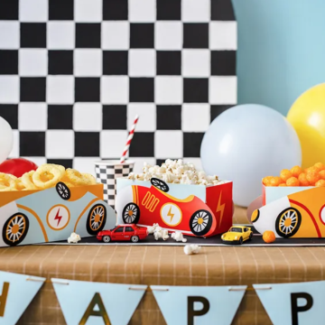 Snackmand met automotief 3x - 7x7x17 cm