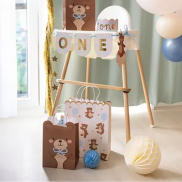 Teddybeer cadeauzak - 18x10x29 cm