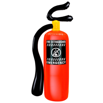 Opblaasbare brandblusser - 50 cm