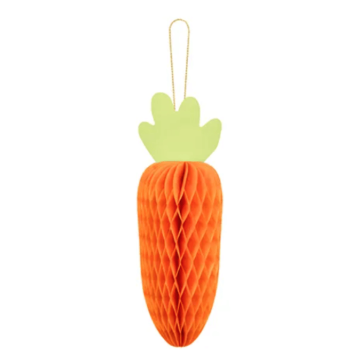 Wortel honingraat decoratie - 20 cm