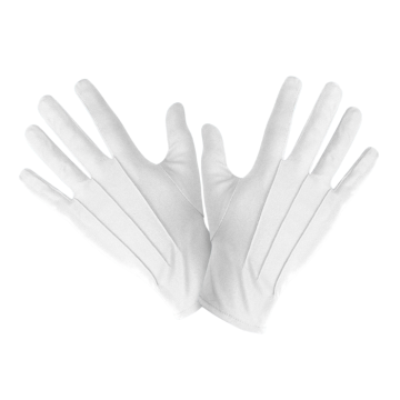 Witte handschoenen