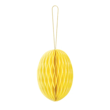 Gele gele paasei honingraat - 12 cm