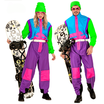 Retro snowboardpak kostuum