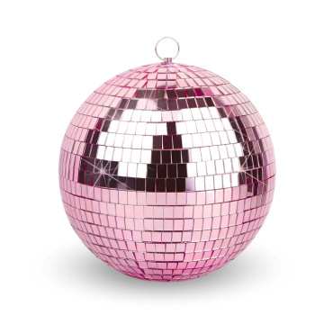 Discobal Roze - 10 cm incl. ophanghaak